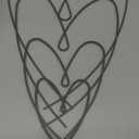 Pangda 4 Pieces Metal Heart Wall Art Decor Love Heart Wall Sign Ornaments for Bedroom Living Room Decoration(Black)