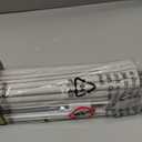 LazBlinds No Drill Roman Shades for Windows, Cordless Blackout Window Shades with UV Protection, Polyester Fabric for Bedroom & Living Room, 44" W x 64" H, Natural