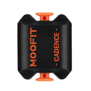 moofit Cadence Sensor Bluetooth/ ANT+ IP67 Waterproof Wireless RPM Cycling Spin Bike Cadence Sensor for Wahoo/ OpenRider/ Endomondo/ TacX/ TrainerRoad (MooFit app Unavailable)