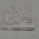 CNGLASS 10oz Double Walled Glass Coffee Mugs(4-pack),Clear Coffee Cups with Handle,Glass Espresso Mugs for Latte,Cappuccino,Tea