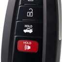 Key Fob Remote Replacement Compatible with 2018 2019 2020 2021 2022 2023 2024 Toyota Camry HYQ14FBC 231451-0351 89904-06220 Board Keyless Entry Remote Control