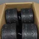 Navatiee Big Wheels Collapsible Wagon Cart Foldable, Heavy Duty Beach Wagon with Silent All-Terrain Wheels, Folding Utility Grocery Cart with Side Pocket and Brakes for Camping Garden Sports, Black (140L)