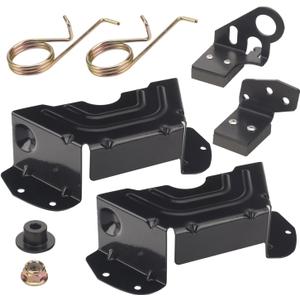 753-09904A 983-05182A Deck Brake Assembly Kit & 783-06424A-0637 Black Deck Belt Cover Compatible with MTD, Troy-Bilt, Craftsman Lawn Mower for 42" Deck 42 Stamped Deck