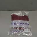 MASCOMODA Womens 2026 Button Down Shirts Ruffle Short Sleeve Loose Summer Tops Dressy Casual V Neck Business Work Blouses, Medium,  Wine Red