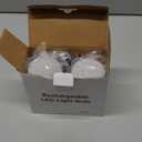 E26 Rechargeable Light Bulbs with Remote, Battery Operated Backup Bulb with Remote and Timer for Sconces Lamps Detachable Wireless Emergency, 3 Color Temperatures + 9 RGB Colors, Non-Hardwired, 2 Pack