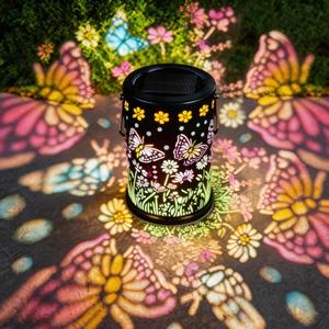 Solar Lanterns Outdoor Waterproof Solar Lights Outdoor Butterfly Gifts for Mother's Day Women Mom Grandma, Metal Hanging Solar Lights Garden Decor for Patio, Yard, Lawn, Porch, Backyard