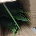 Artificial Bird of Paradise Plant 7.5Ft Tall Fake Tropical Palm Tree Large Fake Plants with 18 Silk Banana Leaves Faux Plant Indoor Decor Trees White Pot for Home Bedroom Living Room Office
