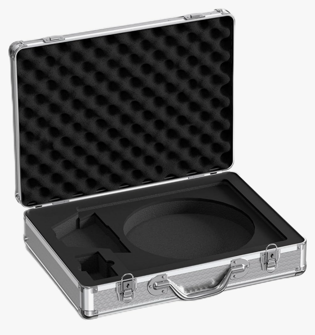 Starlink Mini Case, Aluminum Alloy Travel Suticase with Precision Form for Starlink Mini Dish, Kickstand, Pipe Adapter and Accessories