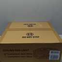 LEDIARY Caged Ceiling Fans with Lights, White Flush Mount Ceiling Fan with Remote, Small Low Profile Bladeless Ceiling Fan Light Fixture for Bedroom, Kitchen, Dining Room-White Gold Color (Medium, White Gold)