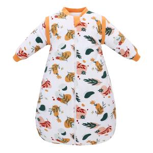 Baby Sleep Sack, TOG 2.5 Winter Wearable Blanket, Removable Long Sleeves Baby Sleeping Bag for Infants and Toddlers, Super Soft Warm Comfortable Sleeping Sack, Leaf, 6-18M