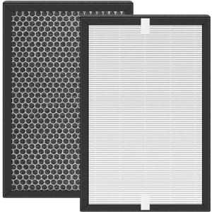 Replacement Filter Compatible with KNKA AP2000WF Air Purifiers, H13 Filter Activated Carbon 3 In 1 Filter (2pcs)