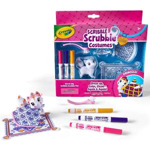 Crayola Scribble Scrubbie Pets Princess Playset, Kids Toys, Gift for Girls & Boys