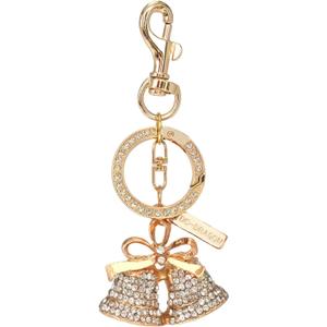 2 x Rhinestone Bag Charm Keychain for Women, Purse & Handbag Accessory