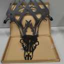 Deer Skull Wall Mount & Bow Rack  Iron Archery Bow Holder for Hunting Decor, Compact Rustic Wall Hanger