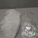 Angel Costume Wings And Halo Angel Costume for Girls Kids Women Adult Halloween Christmas (White)