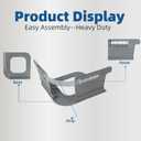 Ownkoti 4Pcs Bed Sheet Holders for Corner, Sheet Fasteners Bed Sheet Lock Non-Slip Adjustable Fit All Mattress, Gray