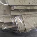 DoubleFill 24 set Christmas Wooden Gingerbread House Craft Kit DIY Christmas Village Set 3D Xmas Wood Birdhouse Craft Kits Included Paint Paintbrush Rope Pom Pom for Festival Party Game Gifts Supplies