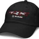 Ram TRX Slash Adjustable Baseball Hat (One Size, Black)