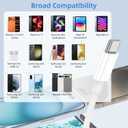 Car Carplay for iPhone 17 16 15 Charger Cord, 2Pack [3FT+6FT] USB A to USB C Charging Cable for Apple 17 16 15 Pro/Pro Max/Plus Type C Cord, for iPad Pro 12.9/11, Air 5th/4th Gen (White)