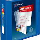 Avery Heavy-Duty View 3 Ring Binder, 3" One Touch EZD Rings, 1 Pacific Blue Binder (79811)