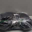 Double Breasted Peacoat with Scarf (Large, Black)