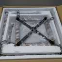 Farmhouse Crystal Chandelier,12 Inch Modern Geometric Rustic Vintage Hanging Pendant Ceiling Light Fixture for Dining Room Bedroom Kitchen Island Hallway Foyer Entryway