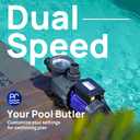 Aquastrong In/Above Ground Pool Pump High Flow Self Primming Swimming Pool Pump,Deep Blue