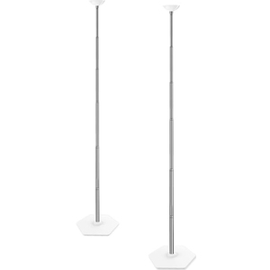 TEKXYZ Telescoping Balloon Stand Set of 2, 1.5ft to 7ft Free Adjustable Metal Balloon Column Stand for Party Decorations