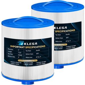 PMA40-F2M Spa Filter Compatible with Pleatco PMA40-F2M, PMA40-M, Filbur FC-0418, FC-0418M, Master Spas X268080, X268320 & X268057, X268050, X268356, SD-01115, SD-00648, SD-01025, AK-0418M