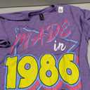 Made in 1986 35th Birthday Retro 35 Years Old 80s Vintage T-Shirt, L