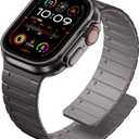 SNBLK Magnetic Watchband Compatible with Apple Watch for Men 44mm 45mm 46mm 49mm 42mm 41mm 40mm 38mm Women, Silicone Sport Strong Magnet Strap for iWatch Series 11 Ultra 3 Ultra 2 Se 10 9 8 7 6 5 4 1