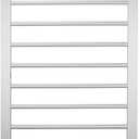 Heated Towel Rack with Timer, 8-Bar Electric Towel Warmer for Bathroom, Fast Heating Towel Dryer Freestanding or Wall Mount, Auto Shut-Off, Space-Saving Design