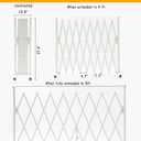Metal Expandable Dog Gate, 9Feet, Versatile Accordion Safety Barrier, Portable Retractable Barricade, Free Standing Adjustable Pet Fence, Indoor and Outdoor