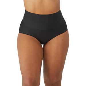 Maidenform Women's High-Waisted Shapewear Underwear - Tummy Control Shaping Brief, Firm Control Panties (Large, Black)