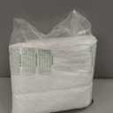 Madison Park Splendor Reversible 100% Cotton Tufted Bathroom Rug-3000 GSM Hotel Quality Luxurious Plush Medium Pile Bath Mat Absorbent, Quick Dry, Shower Room Dcor, 24x72, White