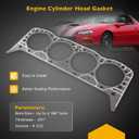5.7 Cylinder Head Gasket, Compatible with Gen 1 Gen 2 SBC Engines 350 355 383 406, Replaces# 1003 14011034 7113