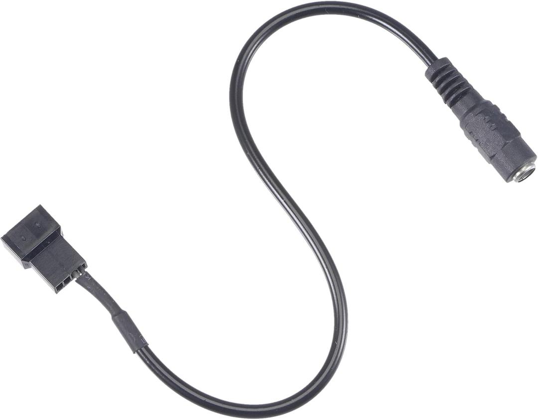 uxcell Fan Power Supply Cable DC 5.5mmx2.1mm to 3 Pin or 4 Pin Output 11.4 Inch uxcell Fan Power Supply Cable DC 5.5mmx2.1mm to 3 Pin or 4 Pin Output 11.4 Inch