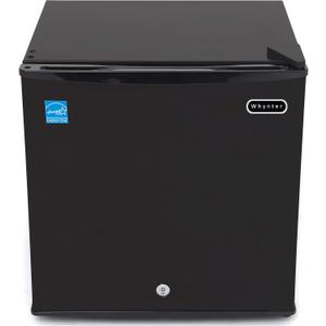 Whynter Upright Small Freezer Mini Freezer with Lock for Bedrooms, Dorms, Garages, Offices CUF-110B, Black Energy Star, 1.1 Cu Ft