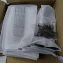 6 Pack Heavy Duty Shelf Brackets 6 inch, Floating Shelf Brackets(1/5-Thick), L-Shaped Wall Shelf Bracket Hidden & Decorative Shelf Bracket Black