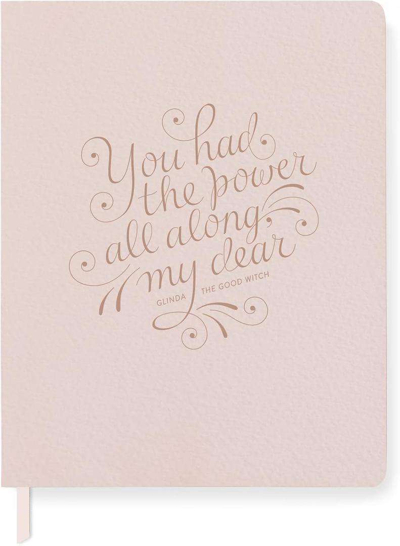 Fringe Classic Large Paperback Journals, 208 Lined Pages, 7.5 x 9.5 Inches, Power All Along (841031)