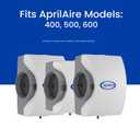 AprilAire 5844 Humidifier Installation Kit for Whole Home Humidifiers with Automatic Control, Compatible with Models 400, 500, 600 - Black