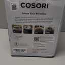 Cosori Electric Kettle, No Plastic Filter & Spout, 1.8Qt Tea Kettle & Hot Water Boiler For Coffee & Tea, Water Heater & Teapot, Automatic Shut Off, Borosilicate glass, Black, 1500W