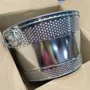 2PCS Beverage Tub Large Ice Bucket For Parties, Thick Metal Galvanized Tub Drink Buckets, Beverage Bucket with Handles, Drink Bucket for Indoor & Outdoor Party (Sliver)