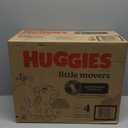 Huggies Size 4 Diapers, Little Movers Baby Diapers, Size 4 (22-37 lbs), 140 Ct (2 Packs of 70)