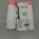 1.2 Gallon Small Trash Bags Drawstring - White Mini Garbage Bags (Fit 1-1.3 Gallon) 5 Liter 60 Count Unscented Strong Plastic Tiny Little Waste Basket Liners for Kitchen, Car, Office Magesh