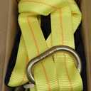 V-Bridle Tow Strap 2" x 4' with Snap Hooks, Cordura Sleeve, and Axle Straps | D-Ring for Enhanced Stability | Recovery Strap 5500lbs Load for Car Towing, Rollback, Flatbed, Tow Truck