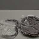 Metal Bird Bath for Outside, 36.2" Height Birdbath Bowl Standing Bird Feeders for Outdoors with 4 Prongs Base Stake, Freestanding Birdfeeders for Garden Yard Lawn Decor (Brown)