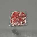 2 x Red Hearts Wine Glass Charms Markers Wine Cup Card Decoration Valentines Day Heart Love XOXO Red Lips Design for Drink Glass Identifiers Holiday Bar Party Decorations Accessorie-12Pcs