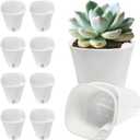 3" Self Watering Pots - 10 Sets Planter Pots for Indoor Plants With Water Level Indicator and Multiple Vents - for House Plants, Flowers, Herbs