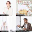 5X 6.5 Ft White Backdrop Photography, White Screen Photo Booth Backdrop for Photoshoot, Party and Video, Photo Background for Product, Portrait, Video Recording